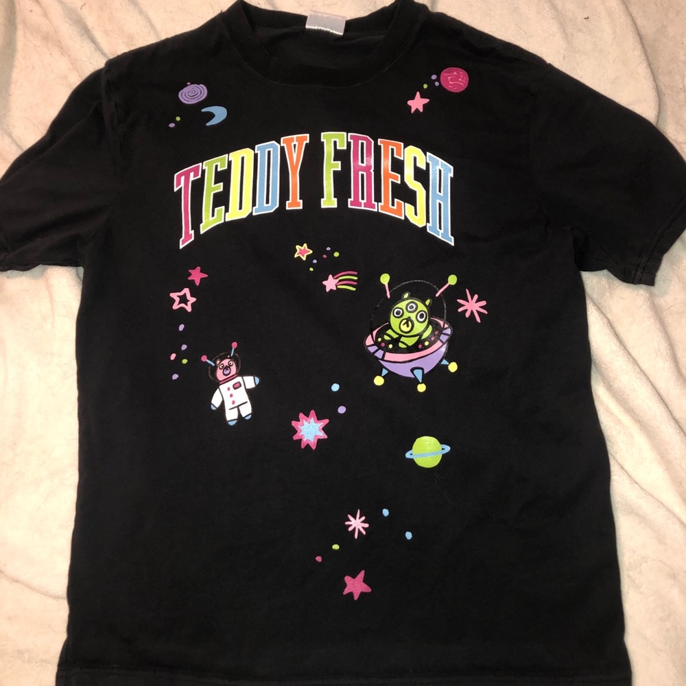 Teddy Fresh GARMENT DYED SPACE T-SHIRT